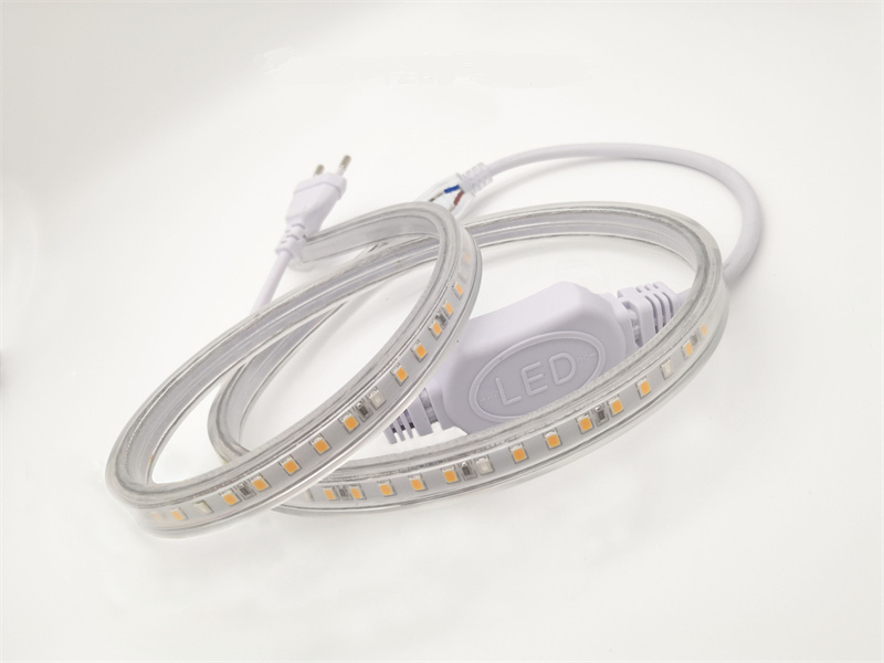 220V/110V Full Spectrum LED Strip-120 LEDs-5 Warm White and 1 Blue